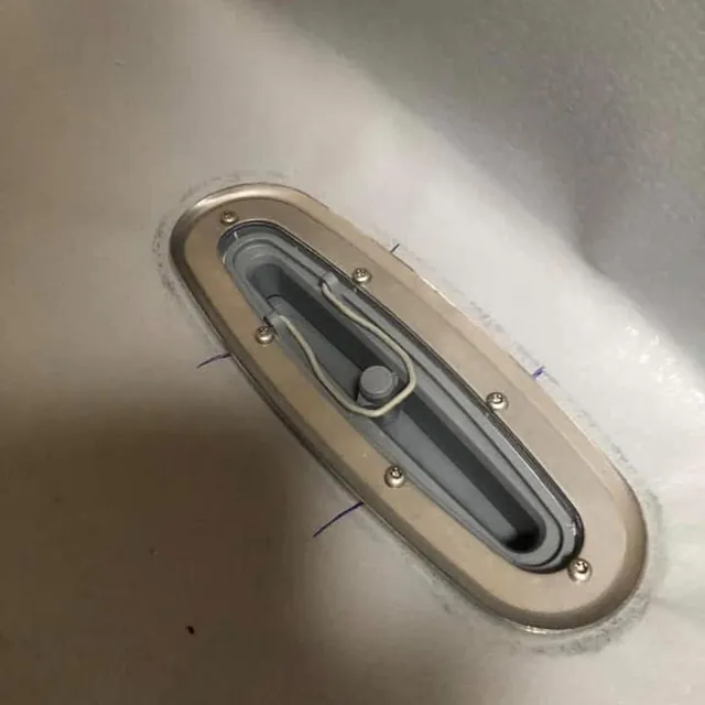 Detalje av utskjæring av membran